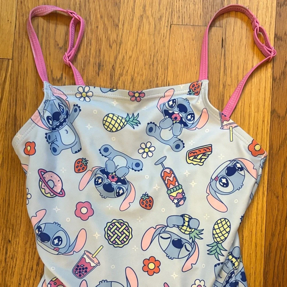 Girls' LILO and Stitch  One-Piece Swimsuit- small
